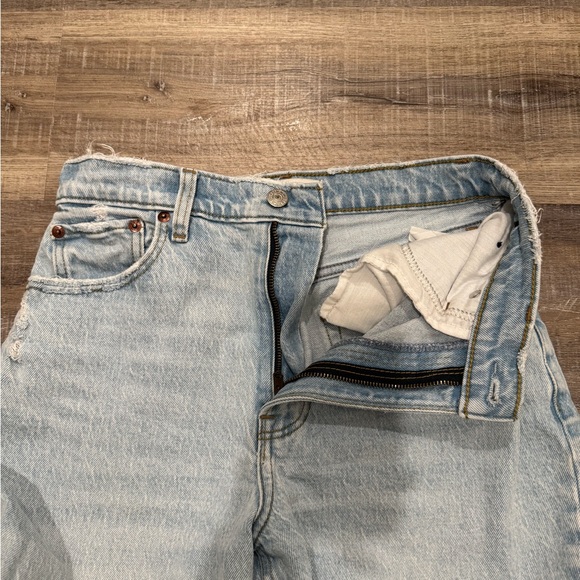 Abercrombie Light Blue curve love Jeans - Picture 2 of 4